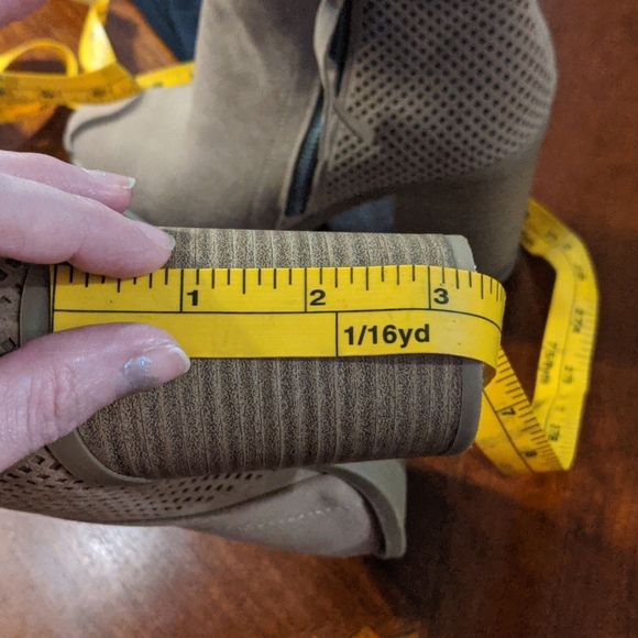 Ankle Booties Boots Taupe - Picture 7 of 8